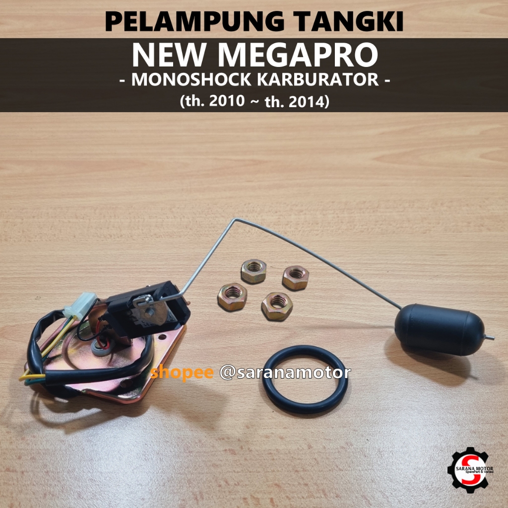 Pelampung Tangki Bensin Honda MegaPro Mega Pro MonoShock Monoshok Monosok Karbu Karburator Caburator