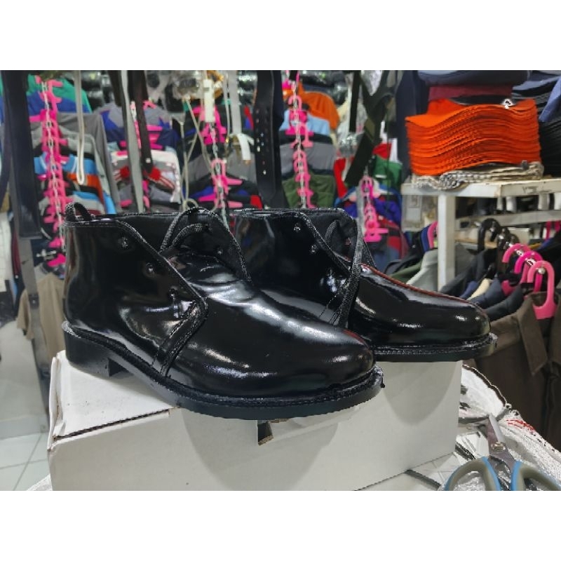 sepatu pdh tni/sepatu pdh satpam/sepatu pdh paskibra/sepatu pdh kilap