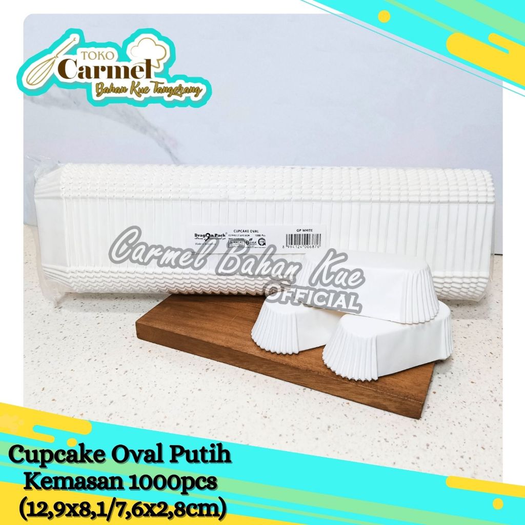 Cake Cases Oval (S) 1000pcs - Cup Risol Tahan Minyak 2