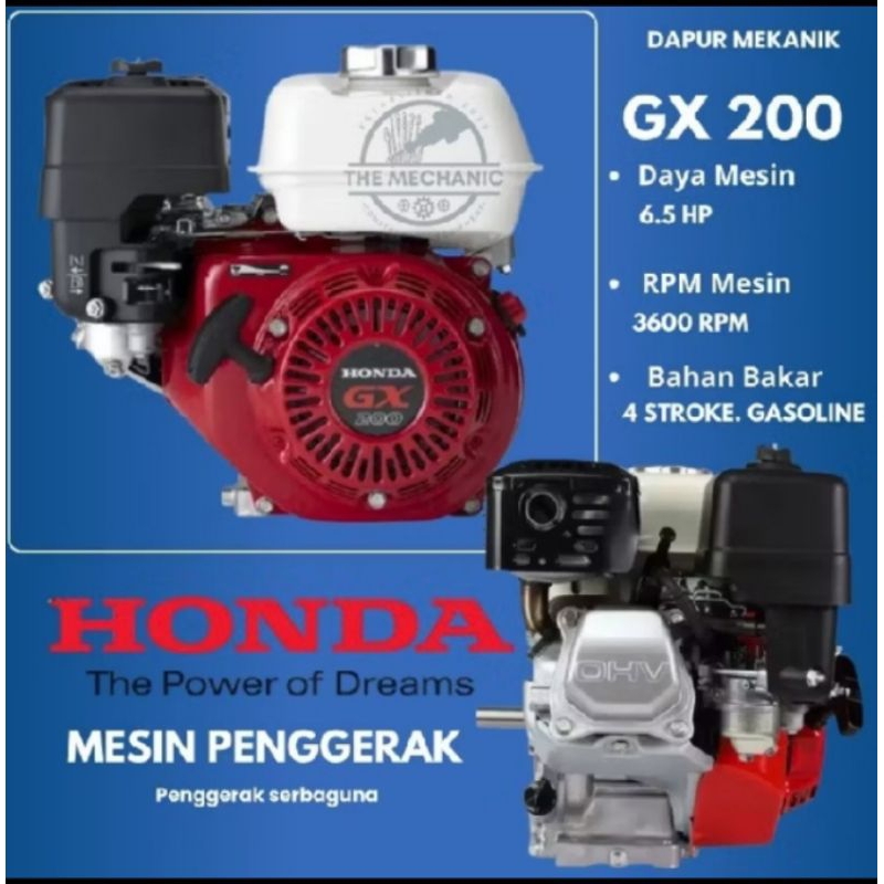 mesin penggerak serbaguna Honda GX200,  Thailand  new ready
