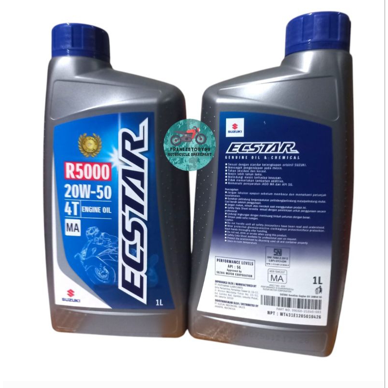 Oli Suzuki Ecstar 20W-50 1 Liter