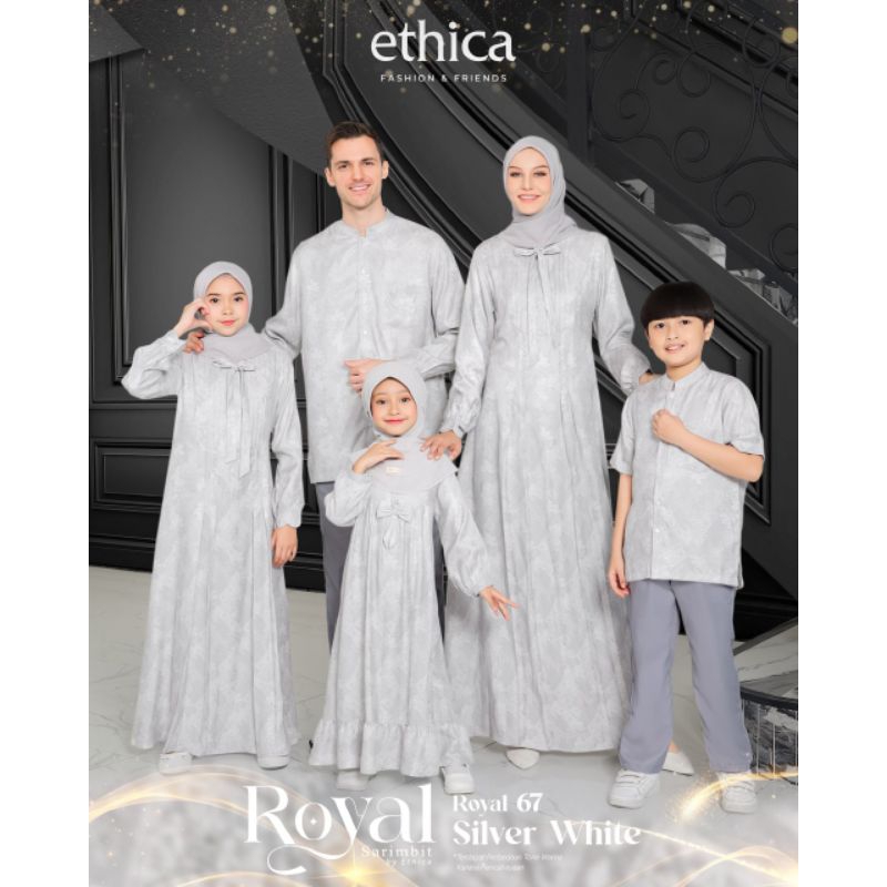 SARIMBIT LEBARAN KELUARGA PUTIH MEWAH ROYAL 67 SILVER WHITE by ETHICA