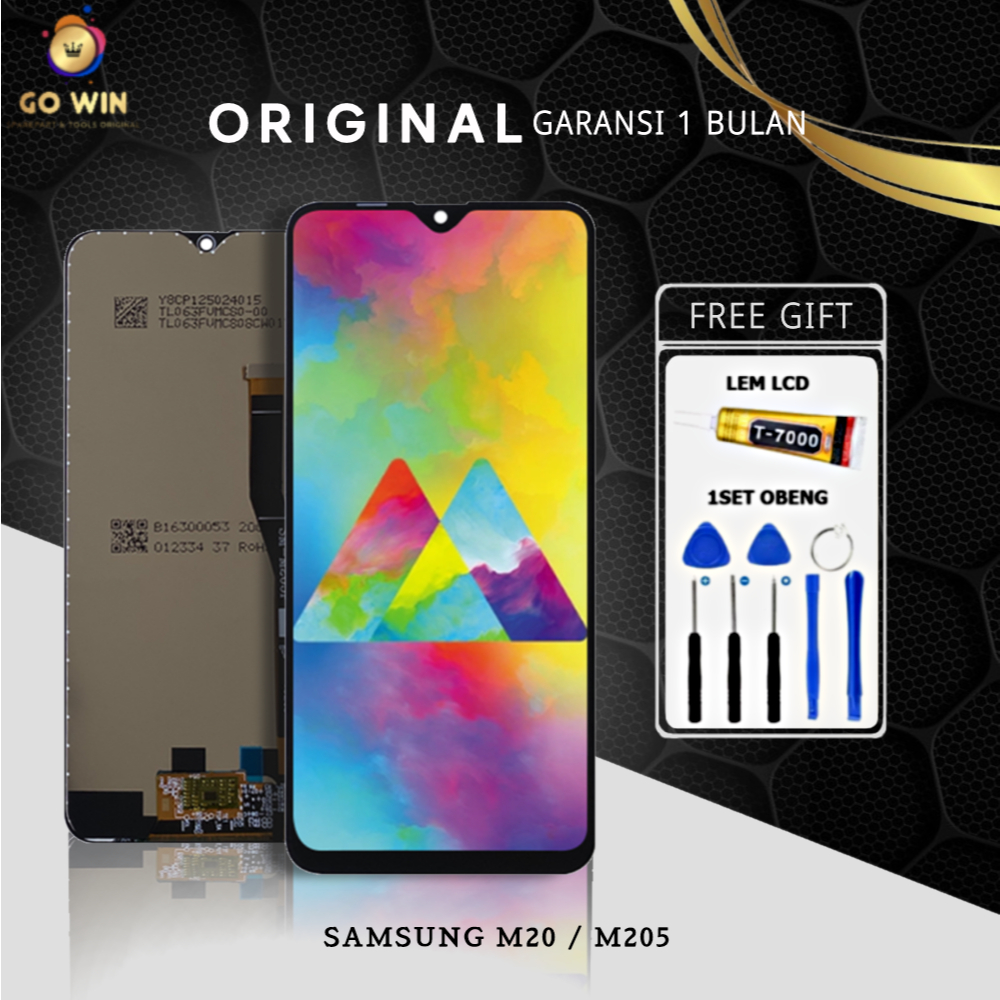 ORIGINAL LCD SAMSUNG M20 / M205 FULLSET TOUCHSCREEN