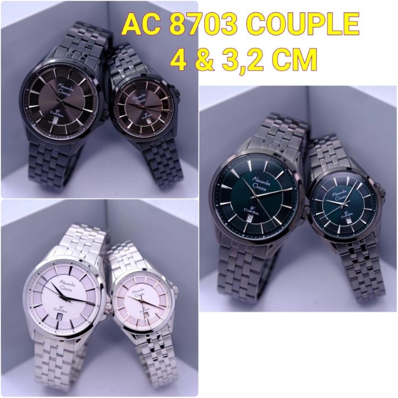 JAM TANGAN ALEXANDRE CHRISTIE COUPLE AC 8501/ AC 8659/ AC 8289/ AC 8675 / AC 8703 ORIGINAL GARANSI R