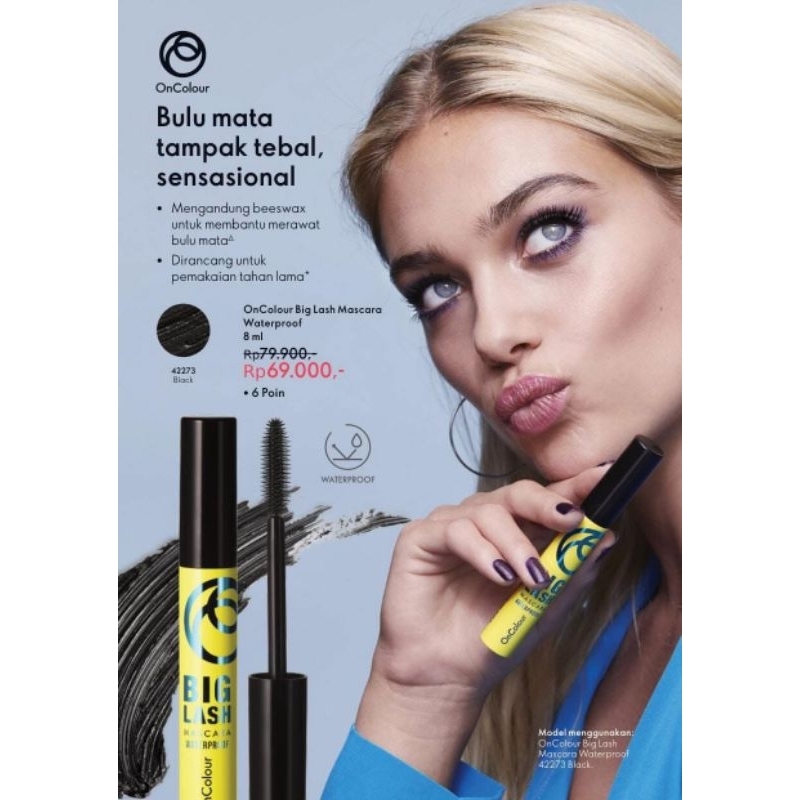 on Coor big Lash mascara waterproof