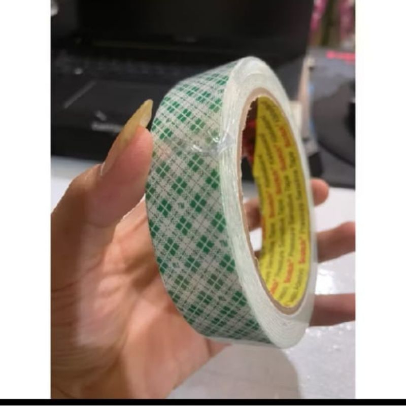 

4m double tape 4042- perekat batik hijau 24mm x 3mtr