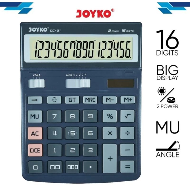 

Calculator Kalkulator Joyko CC-31 16 Digits