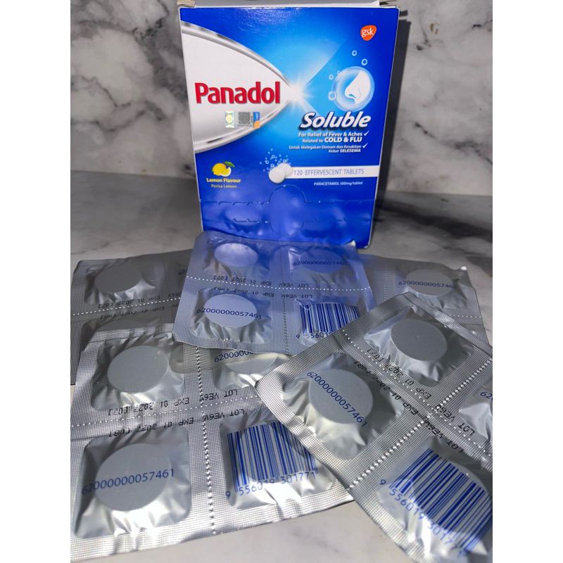 [READY STOCK] Panadol Soluble Malaysia Original ( 1 strip 4 tablet ) | Panadol soluble malaysia rasa
