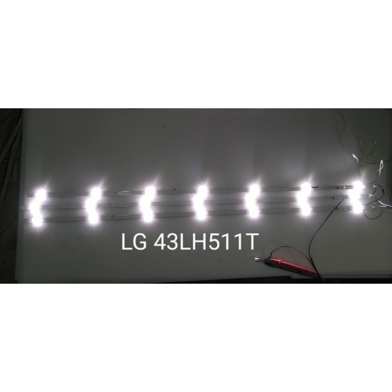 Lampu backlight tv lg 43lh511t