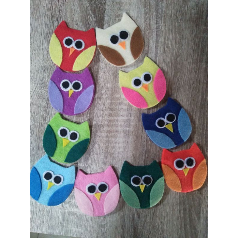 

Amplop lebaran versi owl flanel (10 pcs)