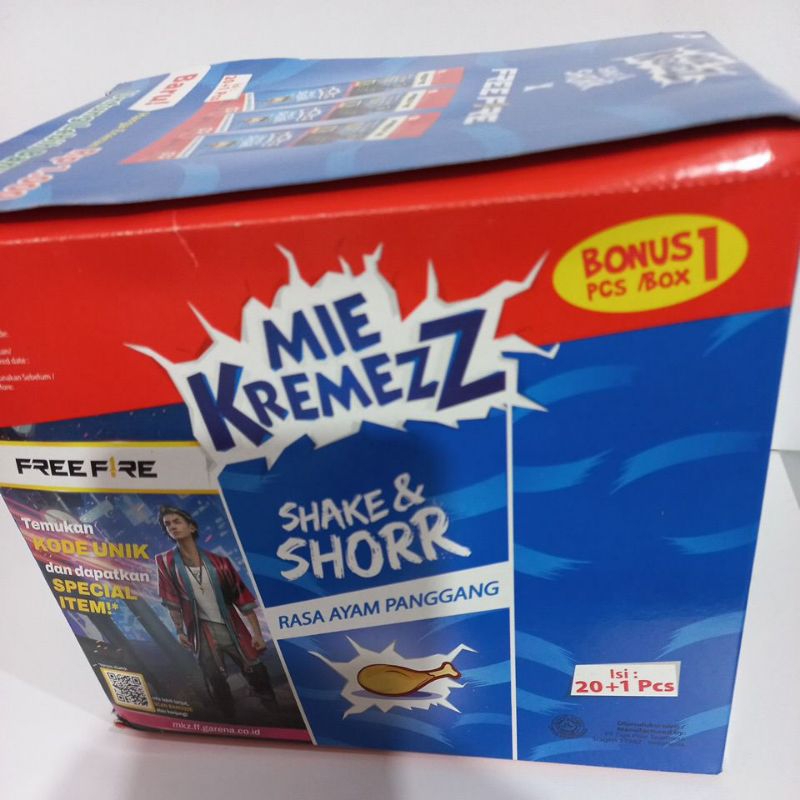 

MIE KREMEZ SHOR BOX snack (isi 20)