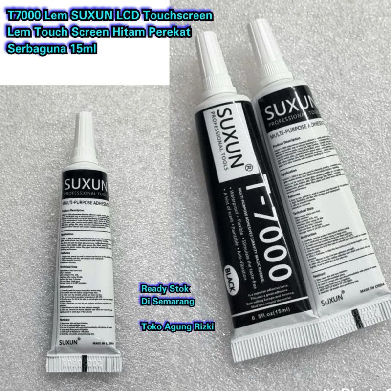 

T7000 Lem SUXUN LCD Touchscreen Lem Touch Screen Hitam Perekat Serbaguna Glue Jelly Adhesive Repair Tool Back Cover Super Glue Original
