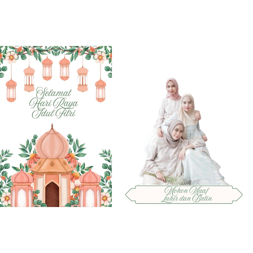 

Amplop Lebaran Custom FOTO 50pcs, AMPLOP TEBAL 80gsm - 11x7cm