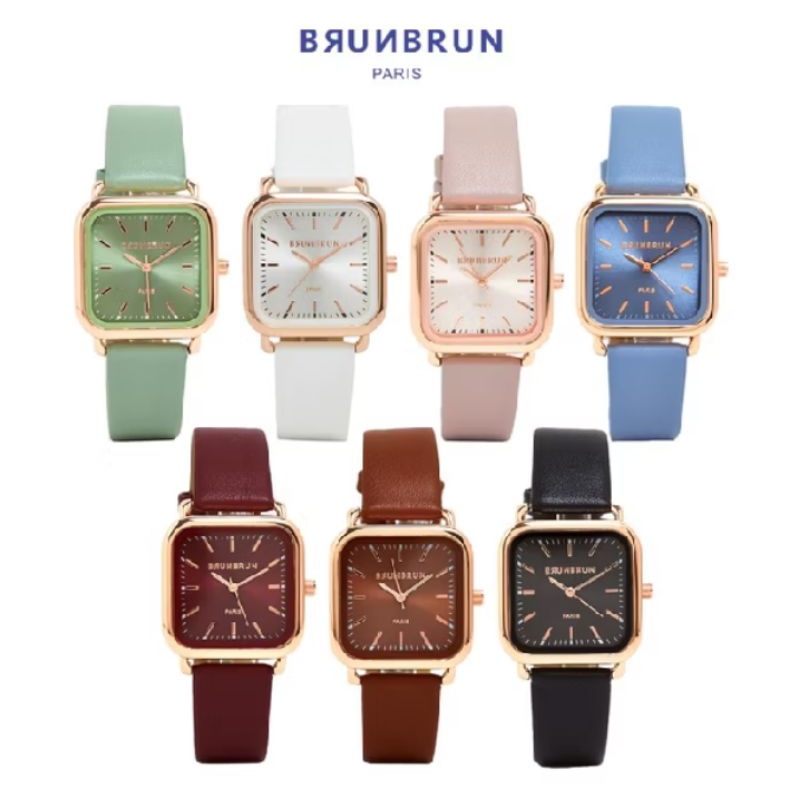 BrunBrun Jam Tangan Paris wanita Nayline Watch - HITAM