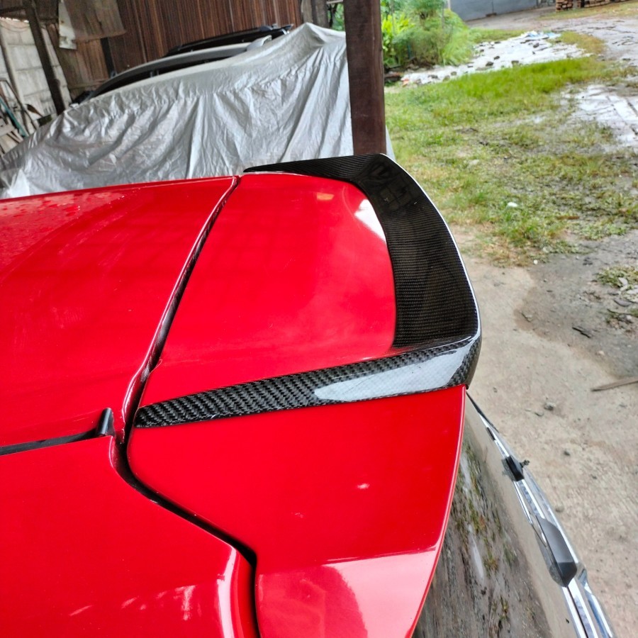 Spoiler Ducktail Honda Brio Old Custom Carbon Kevlar