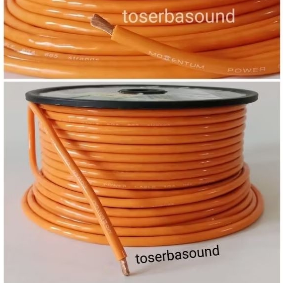 Kabel 8awg Momentum Setrum Power Aki Ground 8 AWG audio mobil Jual Meteran