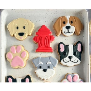 

VALERICIOUS Butter Cookies Kue Kukis Karakter Hias Anjing Guguk Dog Pets