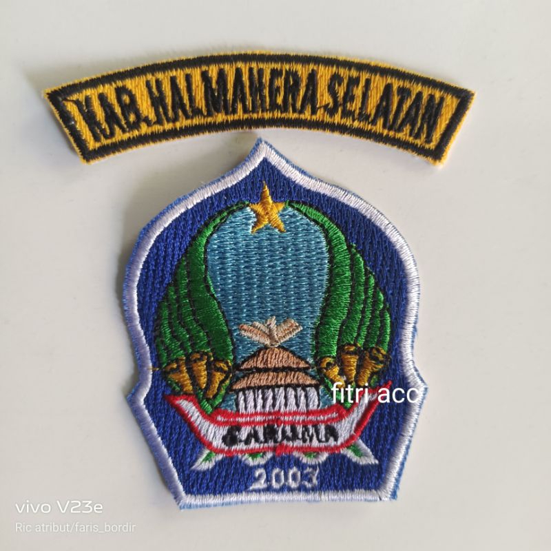 BET BORDIR LOGO LAMBANG KAB/KABUPATEN HALMAHERA SELATAN PNS HALMAHERA
