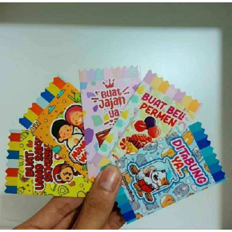 

30 Pcs | Amplop Lebaran 2025 Bungkus Permen Gambar Imut dan Menggemaskan