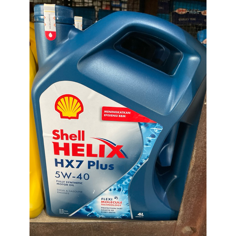 OLI SHELL HX7 5W-40 ORIGINAL KEMASAN GALON 4 LITER