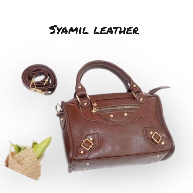 Tote bag Balen Tote bag kulit asli tas kulit 2 in 1 kulit asli tas kulit asli Garut tas kulit sukare