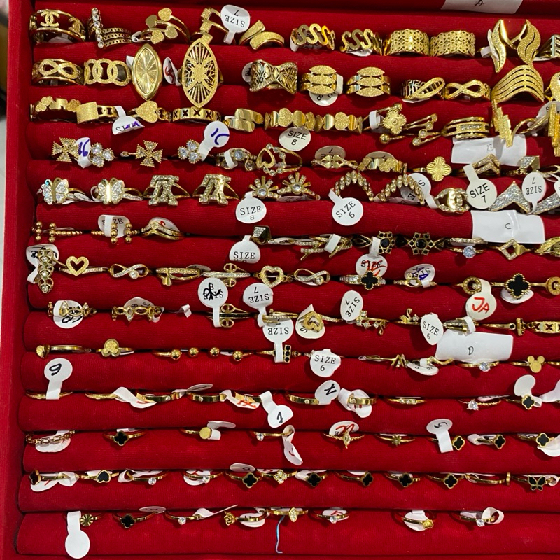 Cincin Titanium Emas ANTI KARAT