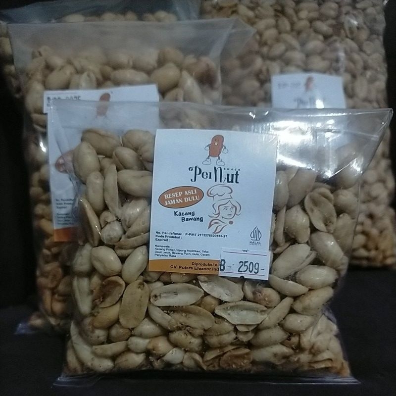 

kacang goreng bawang putih renyah 250 gram