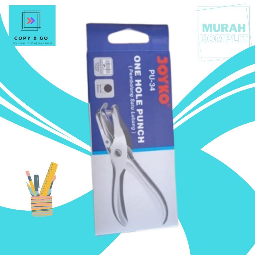 

Pembolong Kertas Joyko / One Hole Punch Merk Joyko