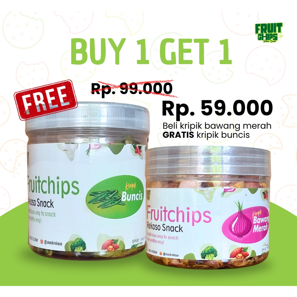 

BUY 1 GET 1 Keripik Bawang Free Kripik Buncis | MURAYAMA SNACK