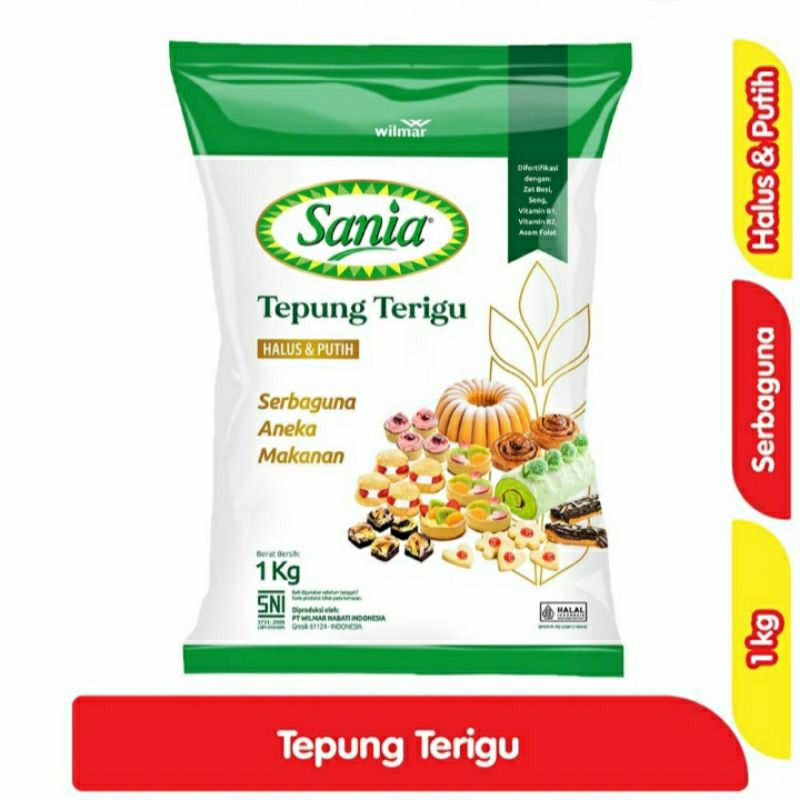 

Sania Tepung Terigu Serbaguna 1kg