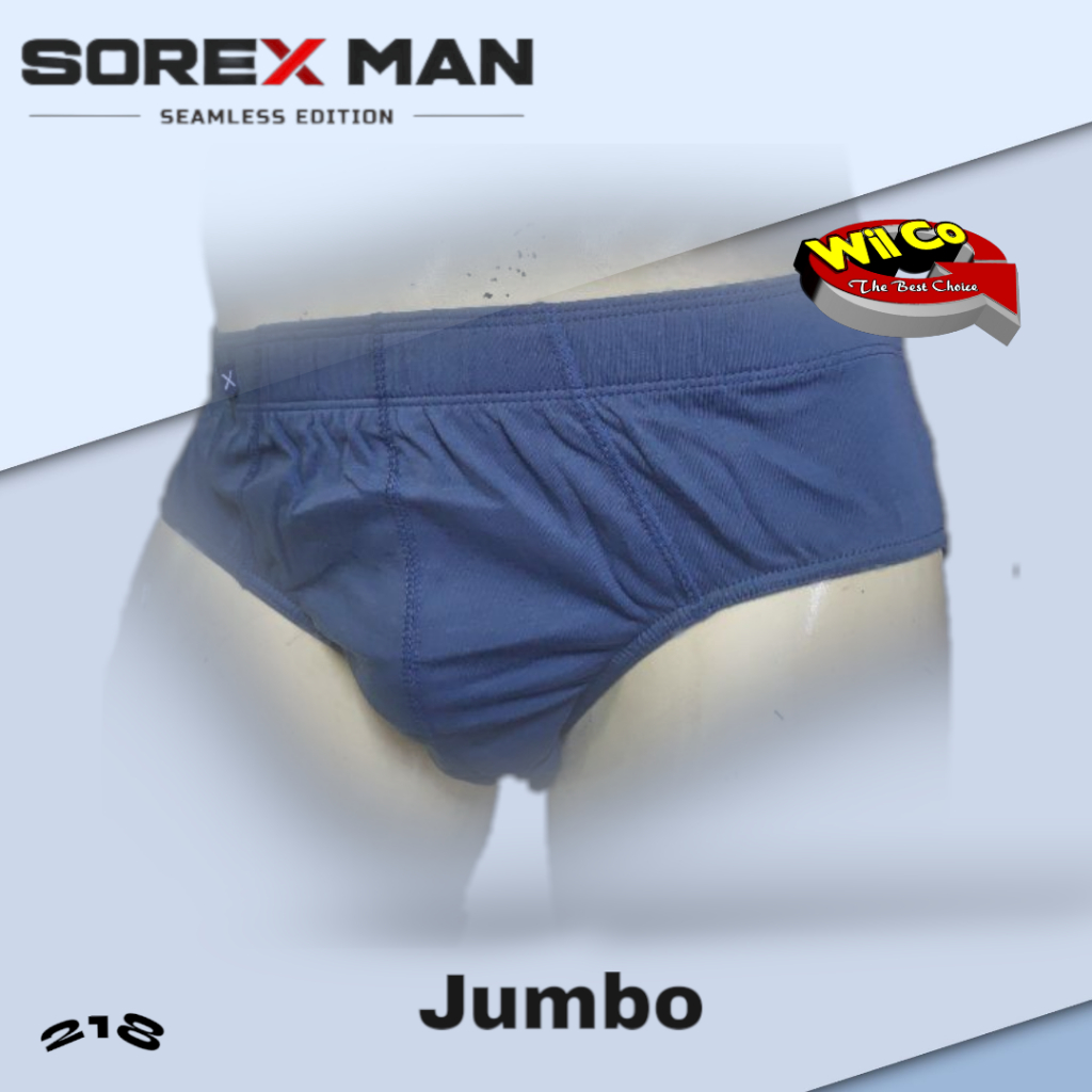K218 (3-6 pcs) Sorex Celana Dalam Pria Jumbo Katun, Celana Dalam Laki Laki Jumbo Size 2xl - 4xl