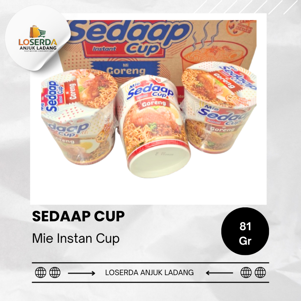 

[Paket isi 3] - Mie Sedaap Cup 81 Gram