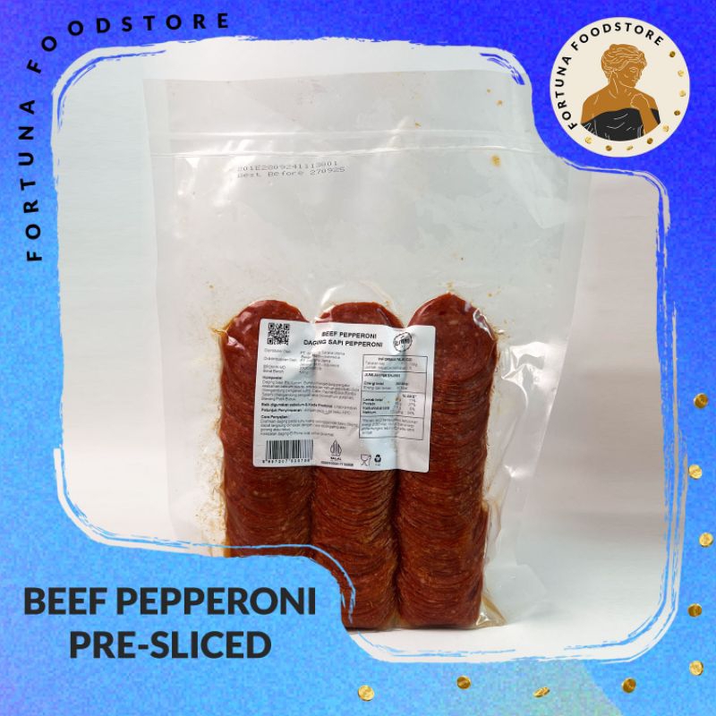 

El Primo Potongan Daging Sapi Pepperoni Premium 500gr