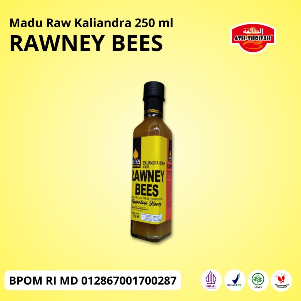 

Rawney Bees Madu Raw Honey Kaliandra 250 ml Madu Kaliandra best seller