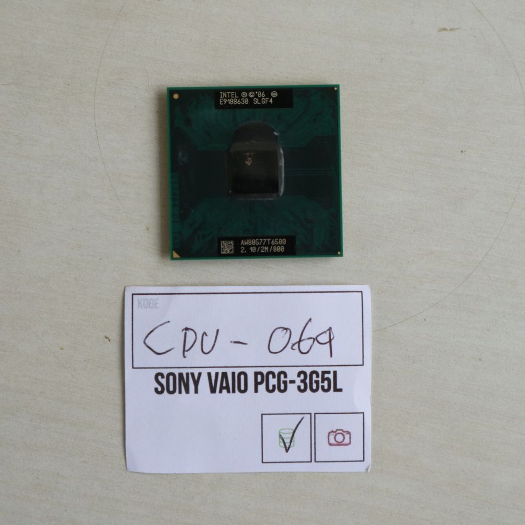 PROCESSOR SONY VAIO PCG-3G5L - INTEL CORE3-2 T6500 CPU-064