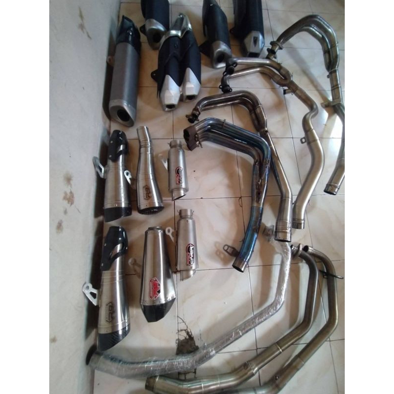 Knalpot racing r9 h2 series original / r9 gp series / r9 zeta series / proliner asli original untuk 