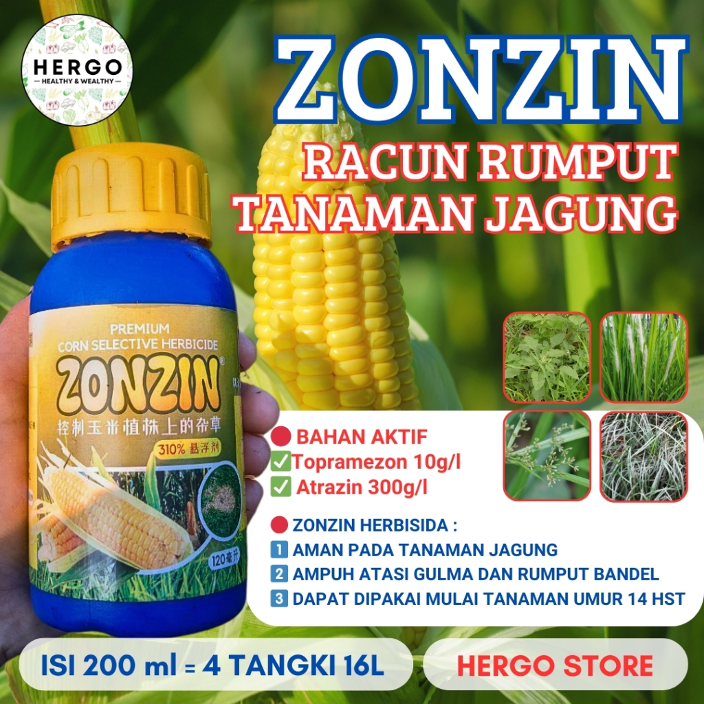 ZONZIN Herbisida Khusus Tanaman Jagung