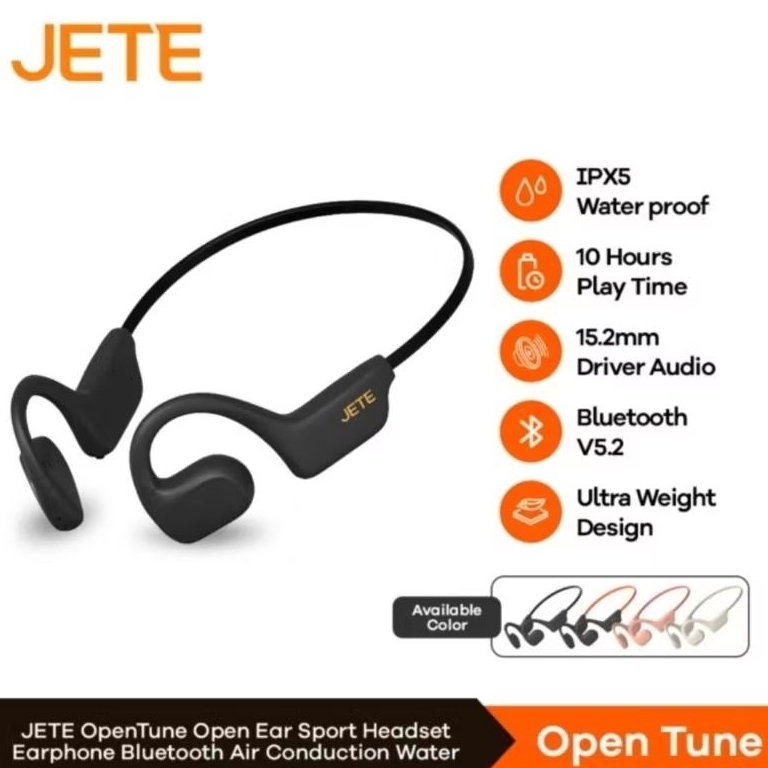 JETE OpenTune Open Ear Sport Earphone Bluetooth Waterproof