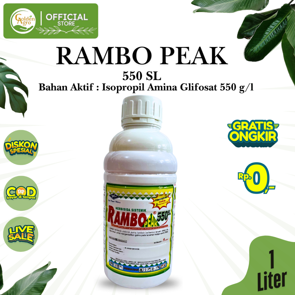 HERBISIDA RAMBO PEAK 550SL SL 1LT LT