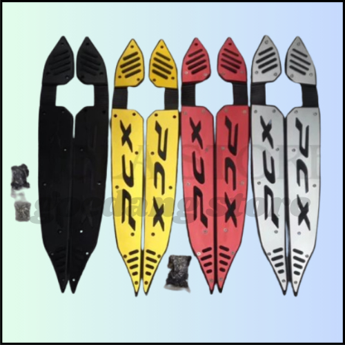 Bordes / Karpet Pijakan Kaki Honda Pcx 150 Carbon Kevlar Nemo Accesories Motor