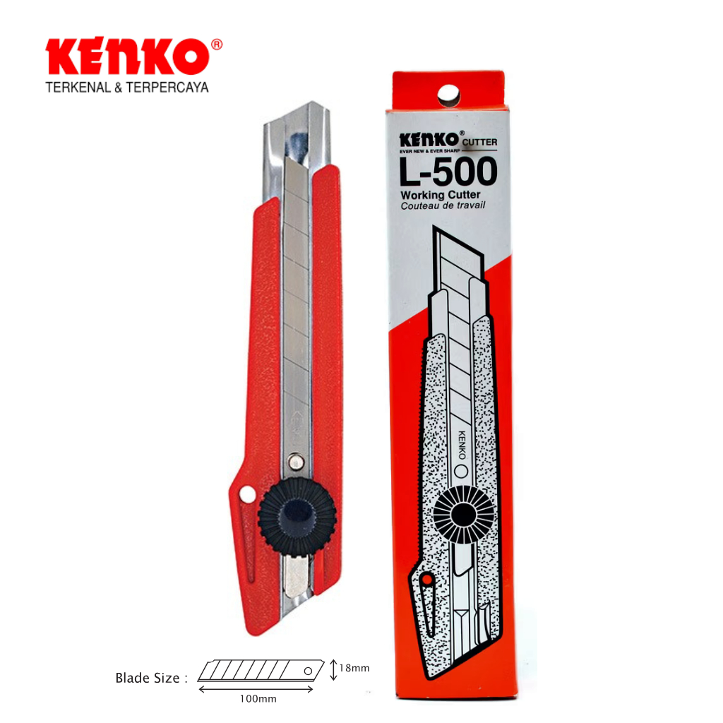 

Cutter Besar Kenko L-500 / Cutter Pemotong Besar Kenko L-500