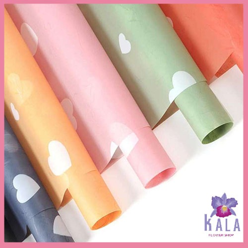 

20 Lembar Kertas Buket Love Cellophane Flower wrapping kb6091