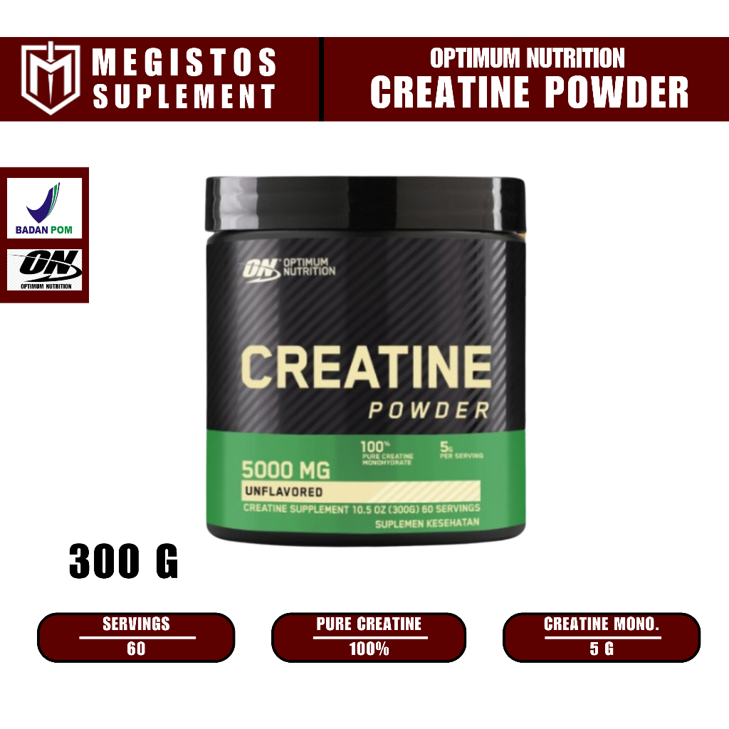 Optimum Nutrition ON Creatine Powder 300 Gr Creatine Monohydrate on optimum