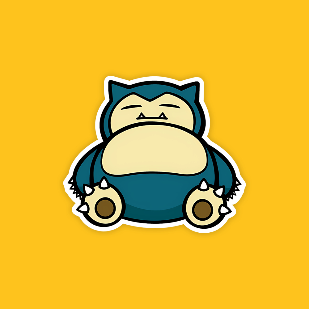 

Snorlax - Vinyl Sticker Waterproof
