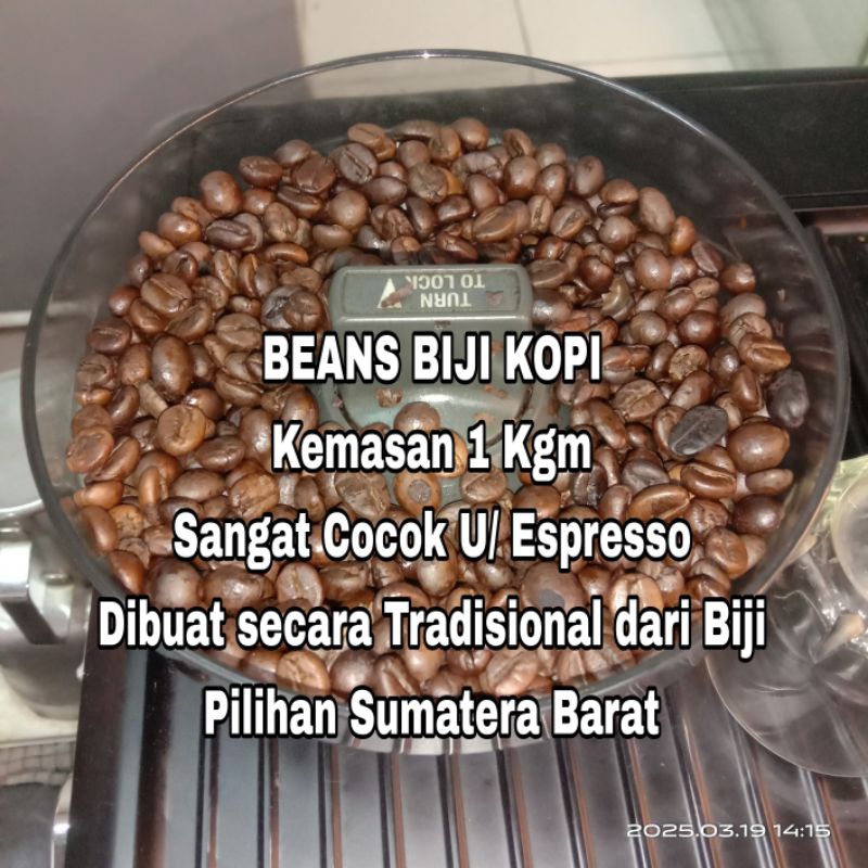 

Beans Coffee Biji Kopi Robusta Roasting Siap Pakai Kemasan 1 Kgm Asli Sumatera Barat