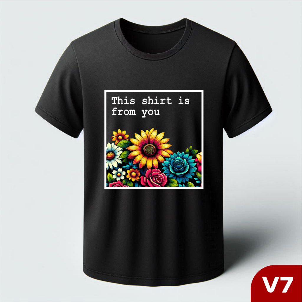 Kaos Bunga V7 MAJAPAHIT APPAREL