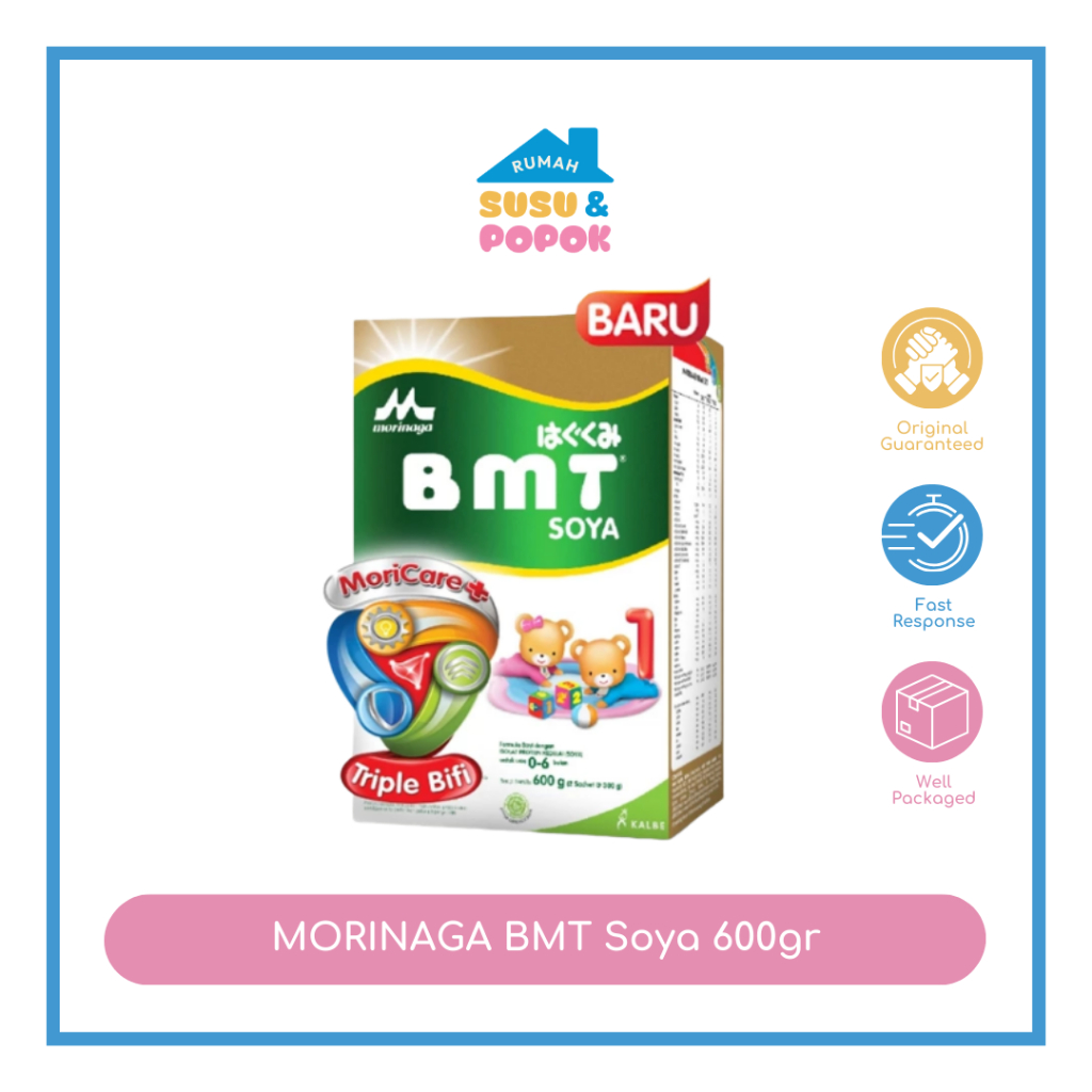 MORINAGA BMT 0-6 Bulan Soya 600gr