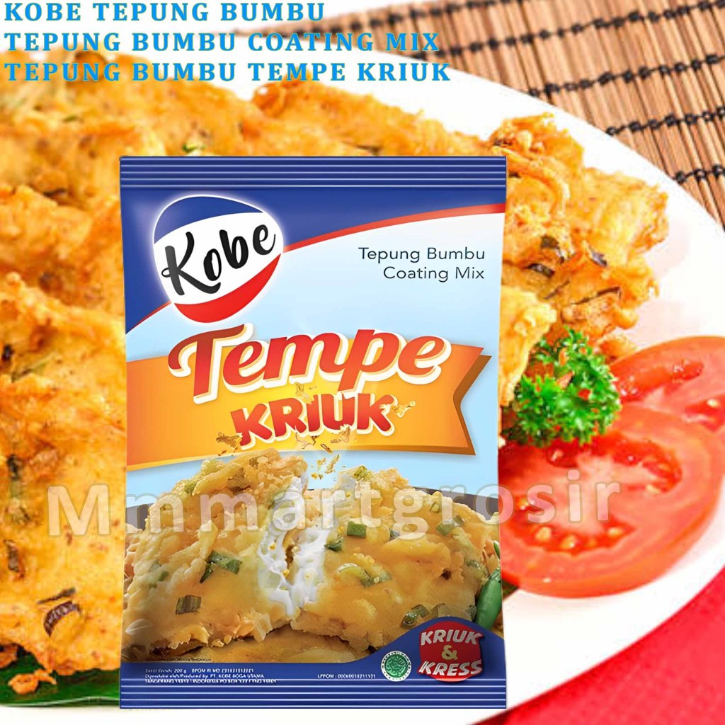 

Kobe / Tepung Bumbu Coating Mix / Tepung Bumbu Tempe Kriuk / 200gr