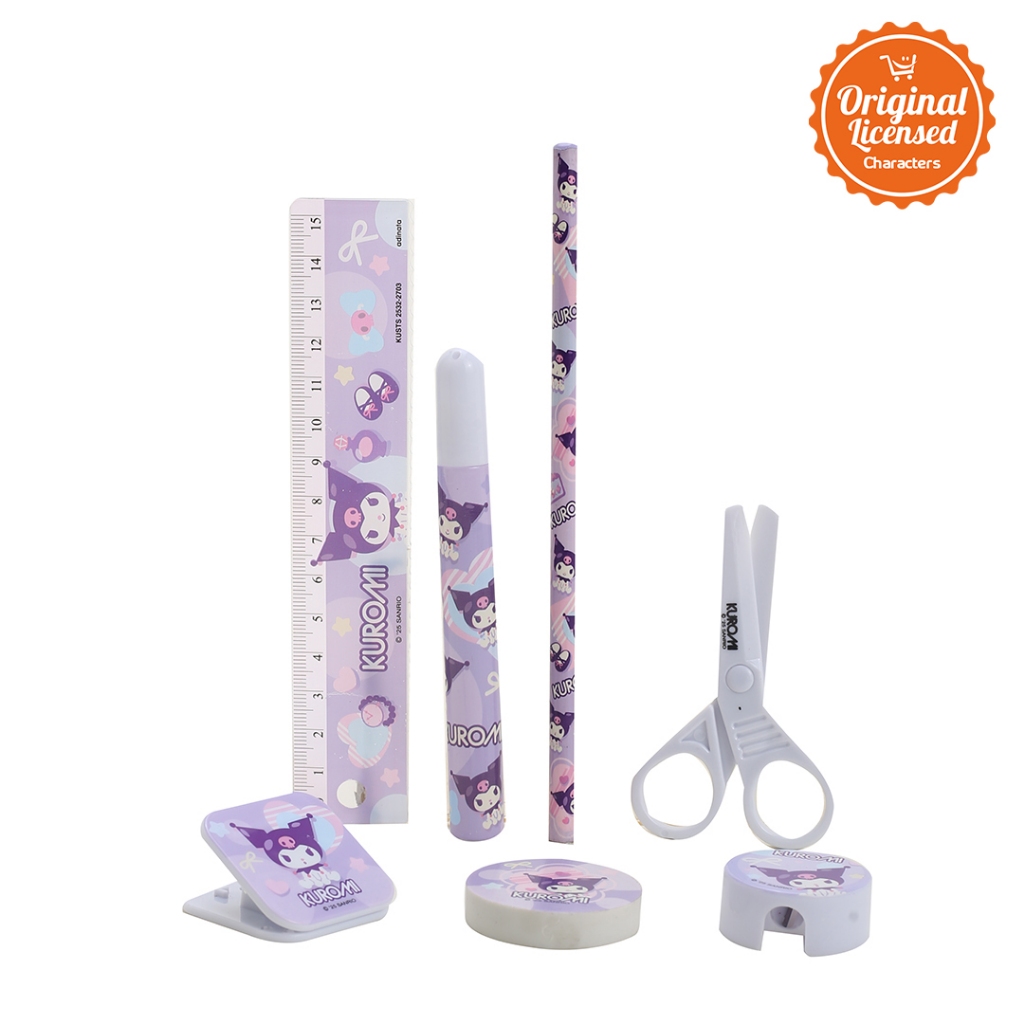 

Kuromi Stationery Set 7 Pcs 10x22 cm