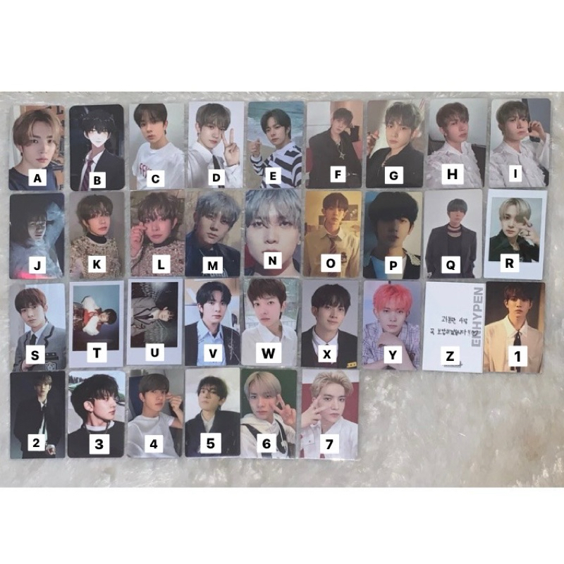 HEESEUNG Enhypen photocard official heeseung jay jake sunghoon jungwon sunoo ni-ki niki daydream luc